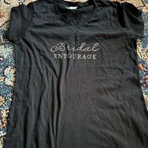 Bridal entourage rhinestone tee